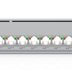 Ubiquiti network switch ECS-24-PoE-EU Enterprise-grade 24-port, Layer 3 Etherlighting PoE+++ switch with high-capacity 10 GbE RJ45 and 25G SFP28 ports, all PoE+++ (90W capable, 