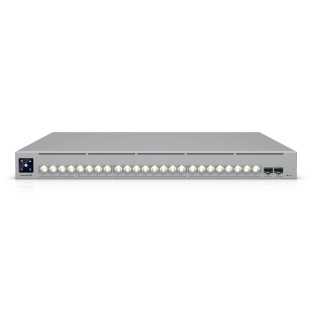 Ubiquiti network switch ECS-24-PoE-EU Enterprise-grade 24-port, Layer 3 Etherlighting PoE+++ switch with high-capacity 10 GbE RJ45 and 25G SFP28 ports, all PoE+++ (90W capable, 