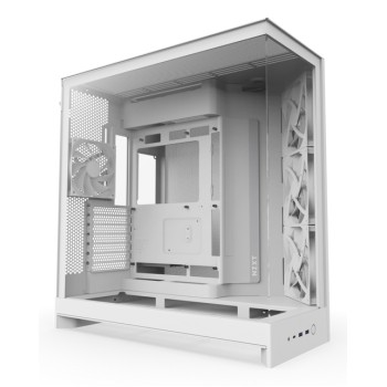 Carcasa NZXT H9 Flow (2025), Dual-Chamber, Mid-Tower, Alb  