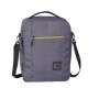 Borseta CATERPILLAR Code - Hex Go, material 420D hexagonal, buzunar cu fermoar - gri inchis 