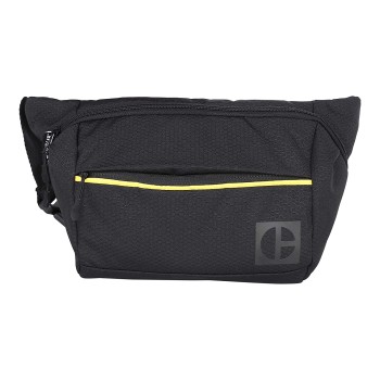 Borseta CATERPILLAR Code - Hex Parkour, material 420D hexagonal, buzunar cu fermoar - negru 