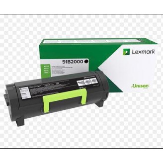 Toner Original Lexmark Black, 51B2000, pentru MS317|MS417|MS517|MS617|MX317|MX417|MX517|MX617, 2.5K, (timbru verde 1.2 lei) , 