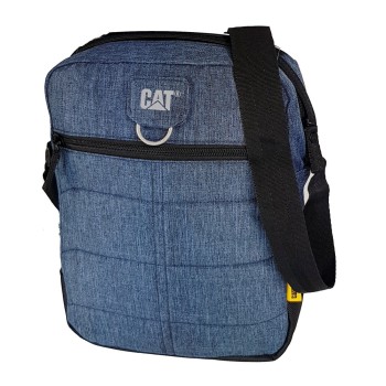 Borseta de umar CATERPILLAR Millennial Classic - Ryan, material 600D HD polyester - negru/bleumarin 