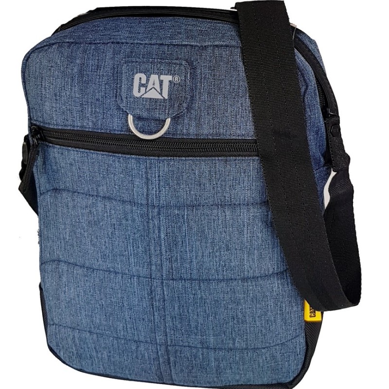 Borseta de umar CATERPILLAR Millennial Classic - Ryan, material 600D HD polyester - negru/bleumarin 