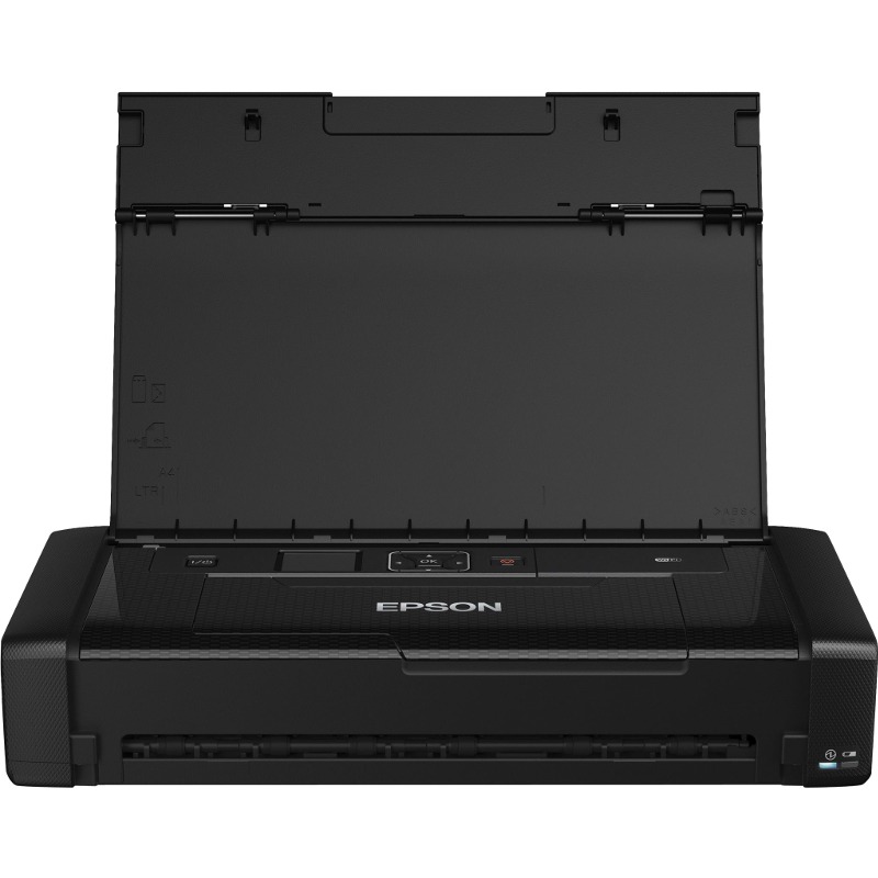 Imprimanta Inkjet Color Epson WF-100W, A4, Functii: Impr.,Viteza de Printare Monocrom:7 ppm, Viteza de printare color:4 ppm, Conectivitate:USB|WiFi, Duplex:nu, ADF:Nu, (timbru verde 4 lei) 