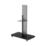 Stand pentru ecran interactiv HORION M5APro, M6APro - 65-86 inch, otel carbon si sticla securizata 