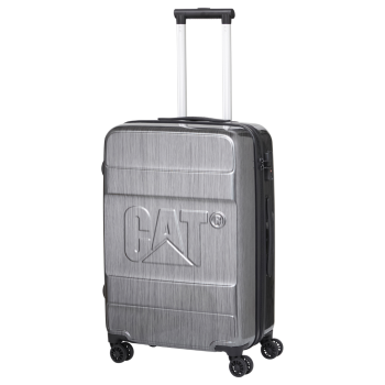Troller cabina avion, CATERPILLAR Cargo Nested, 37.5x22x55 cm (Lxlxh), 45L, ABS - gri lucios 