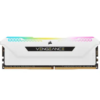 Corsair Memorie DDR4, 8GB, 3200MHz, CL16, 1.35V, Alb, VENGEANCE RGB PRO SL 