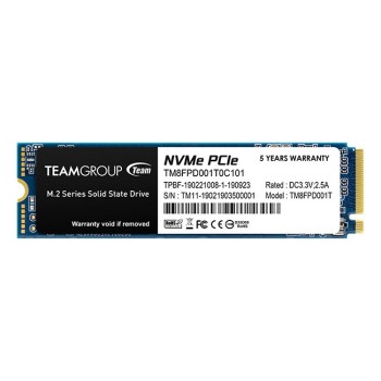 SSD TEAMGROUP MP33 PRO, 1TB, PCIe Gen3x4 M.2 2280, 3D TLC NAND NVMe, R/W: 3400/2600 MB/s, 