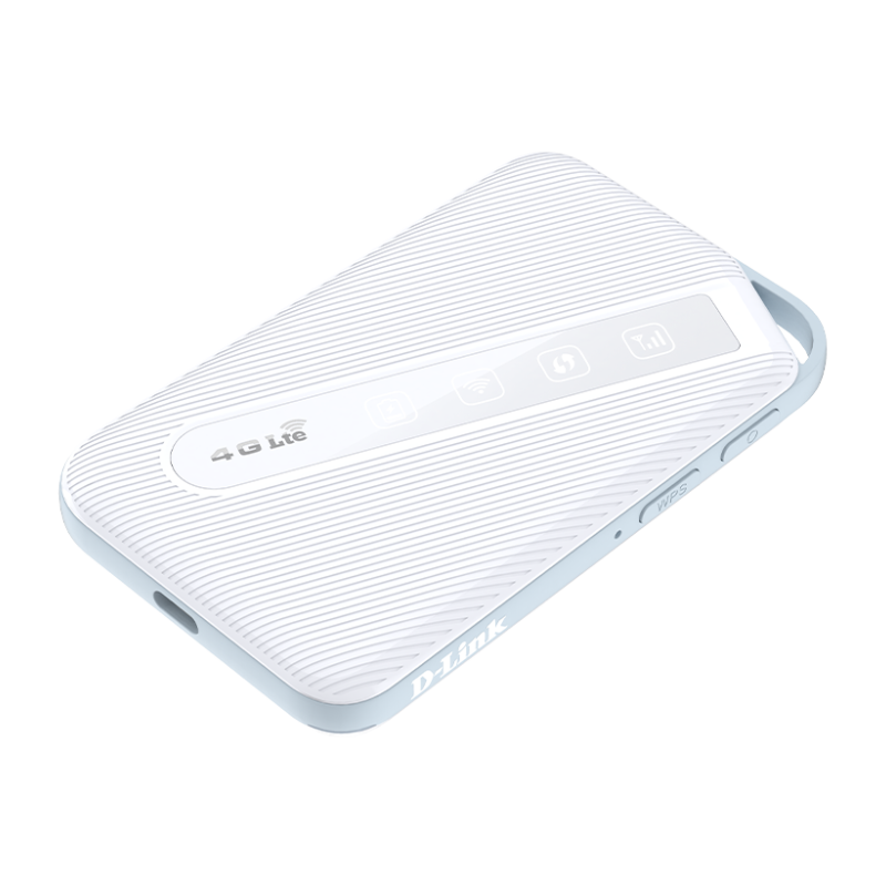 ROUTER D-LINK wireless. AX300, 4G LTE 150Mbps,baterie 3000mAh, slot SIM 4G/3G Wi-Fi 6, alb 