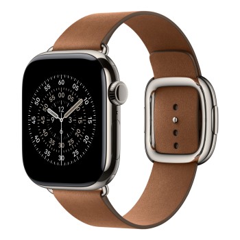 AW BAND 42MM MODERN BUCKLE CARAMEL L 