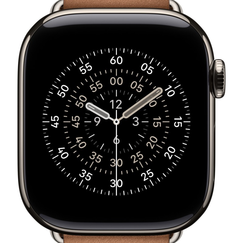 AW BAND 42MM MODERN BUCKLE CARAMEL L 