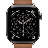 AW BAND 42MM MODERN BUCKLE CARAMEL M 