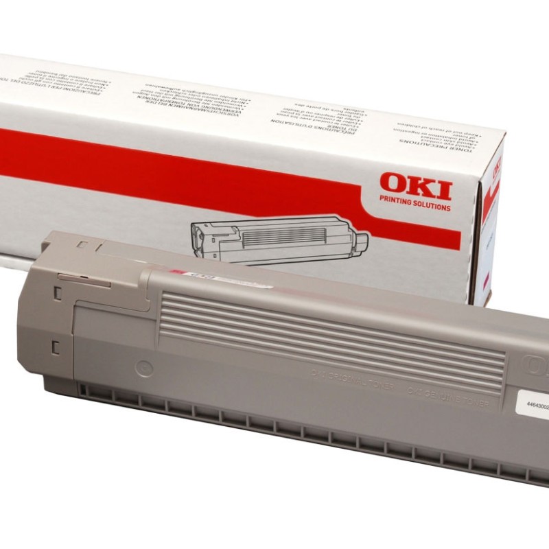 Toner Original Oki Magenta, 44643002, pentru C801, 7.3K,