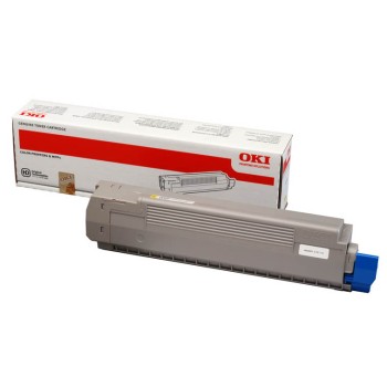 Toner Original Oki Yellow, 44643001, pentru C801, 7.3K,