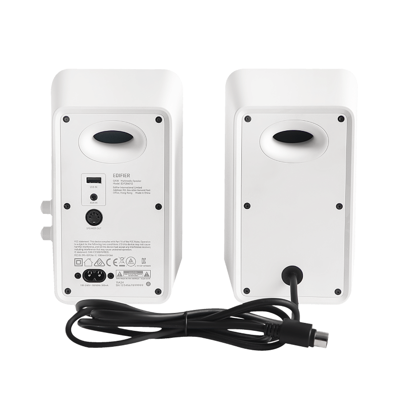 BOXE EDIFIER 2.0, RMS:  30W (2 x 15W), Bluetooth 5.4, USB-A, AUX, WHITE, 