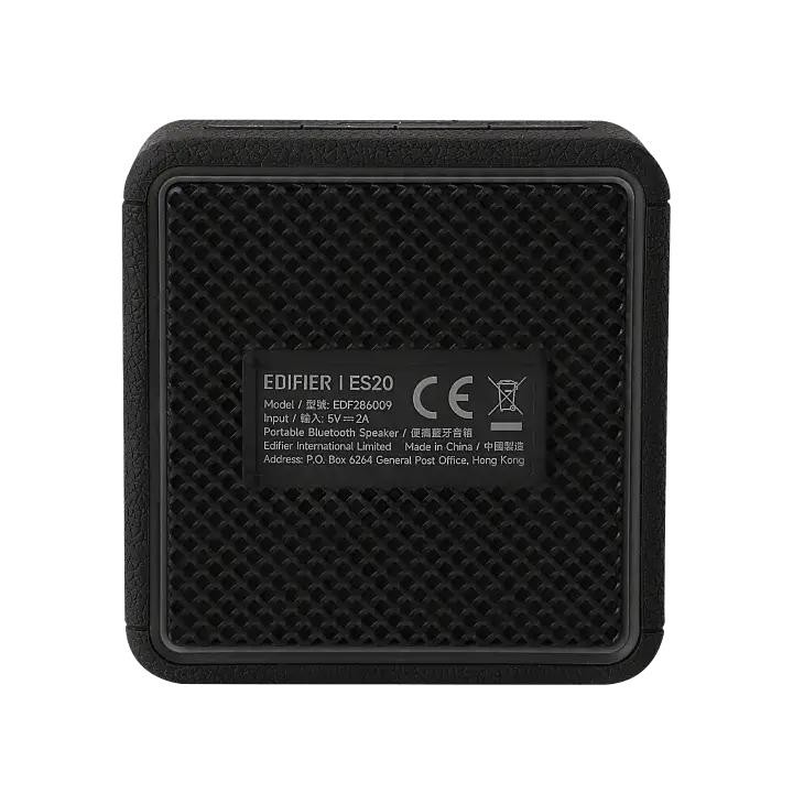 BOXE EDIFIER portabile bluetooth, RMS:  6W, Bluetooth 5.4, built-in Li-ion pana la 15h, conectivitate multipoint, Edifier App, radiator pasiv bass, black, 