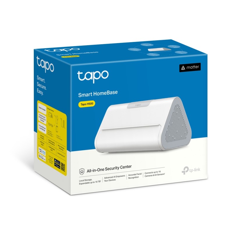 SMART HUB TP-Link, difuzor incorporat, necesar pentru senzorii Tapo, wireless 