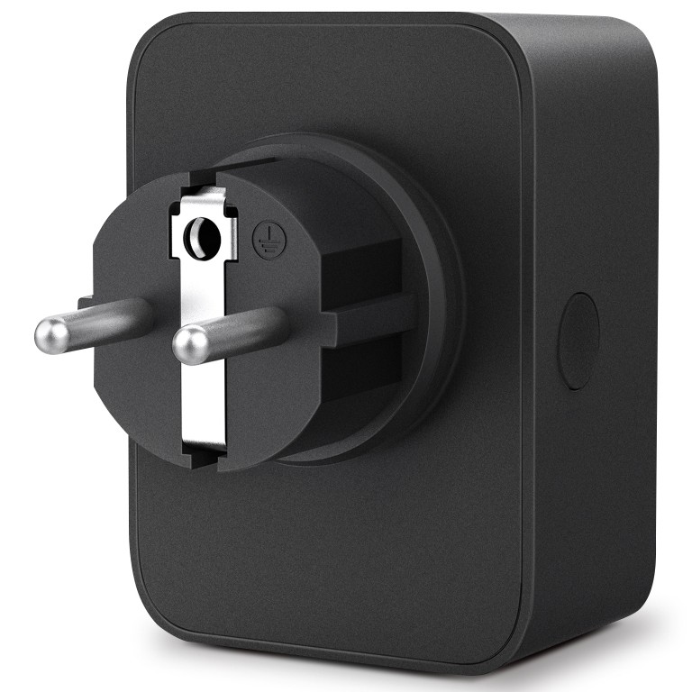 PRIZA inteligenta TP-LINK exterior, design compact, certificare Matter, Schuko x 1, cu monitorizarea energiei, conectare prin Schuko (T), 16 A, programare prin smartph, BT, WiFi, negru 