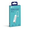 ADAPTOR RETEA TP-LINK , extern, USB Type-C, port RJ-45 | USB 3.0 x 3, 1000 Mbps Gigabit LAN, 