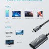 Adaptor video Anker, USB Type-C la HDMI(M), rezolutie 4K la 60Hz, PVC, negru, 