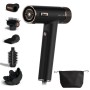 Uscator de par Shark SpeedStyle Pro HD752EU, 1750 W, 3 viteze, 3 setari temperatura, Ionizare (Negru) 