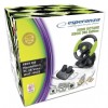 Volan cu pedale Esperanza High Octane EG104 XBOX 360 PS3 PC USB Negru/Verde 