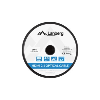 Cablu HDMI M/M v2.1 10 m optic negru AOC 