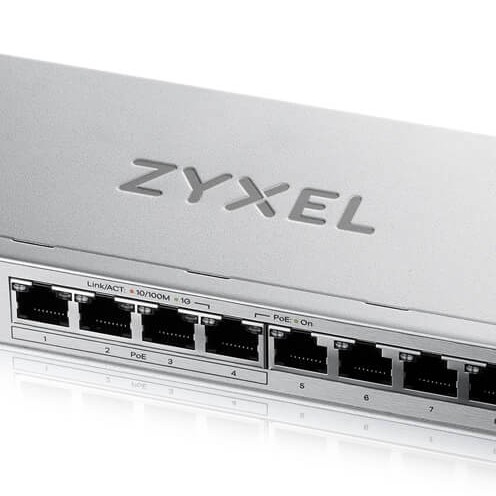 ZYXEL GS1200-8HPV3 8P 4PoE WEBMNG SWITCH 