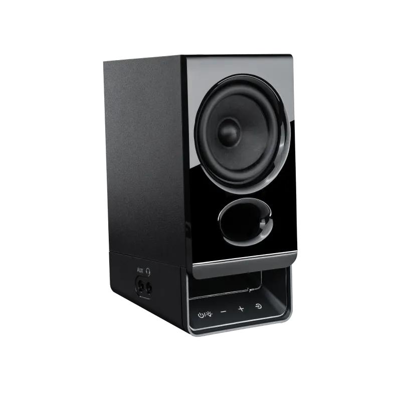 BOXE EDIFIER 2.0, RMS:   5W (2 x 2.5W), bluetooth v6.0, volum, mufa casti, touch panel, AUX/USB-C, Edifier App, USB power, MDF, black, 