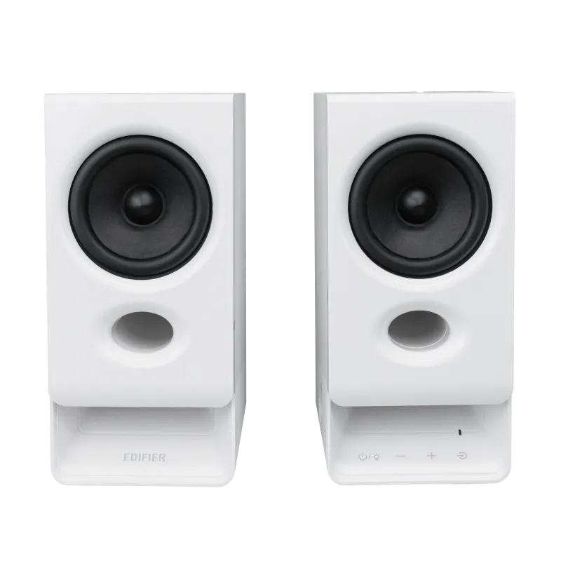 BOXE EDIFIER 2.0, RMS:   5W (2 x 2.5W), bluetooth v6.0, volum, mufa casti, touch panel, AUX/USB-C, Edifier App, USB power, MDF, white, 