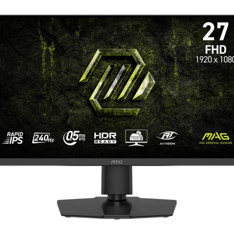 MSI MAG 272PF X24 27inch Gaming Monitor FHD IPS 300 cd/m 240MHz 0.5ms 2xHDMI DP 