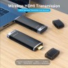 Transmitator video Vention, HDMI(T) USB-C(T), transmite semnal video la max 50m, rezolutie 1080p la 60Hz, 5GHz, include 2 x Cablu USB-C 1m si 1 x Cablu prelungitor HDM 0.2m, negru, 