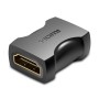 Adaptor video Vention, cupla HDMI (M) la HDMI (M), rezolutie 4K la 60Hz, bidirectional, conectori auriti, negru, 