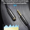Cablu audio prelungitor Vention, Jack 3.5mm (T) la Jack 3.5mm (M), 2m, negru, 