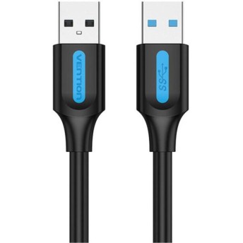 Cablu USB Vention, 0.5m, USB 3.0 A (T) la USB 3.0 A (T), PVC, negru, 
