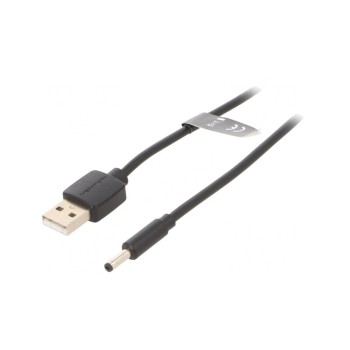 Cablu alimentare Vention, USB 2.0 (T) la DC 3.5mm x 1.5mm (T), 1.5m, 5V, 2A, PVC, negru, 