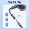 Adaptor audio Vention, USB-C (T) la Jack 3.5mm (M), 0.1m, PVC, negru, 