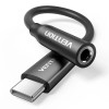 Adaptor audio Vention, USB-C (T) la Jack 3.5mm (M), 0.1m, PVC, negru, 