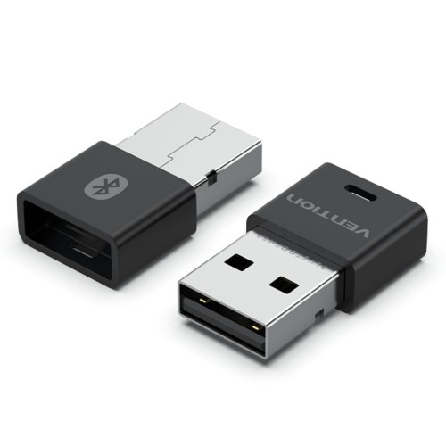 Adaptor Bluetooth Vention, Bluetooth 5.4, conectare prin USB 2.0, negru, 