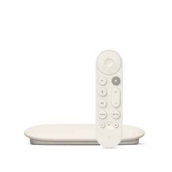 Google TV Streamer, 4K, Bluetooth, Wi-Fi, Android TV, 32 GB, Telecomanda comenzi vocale White 