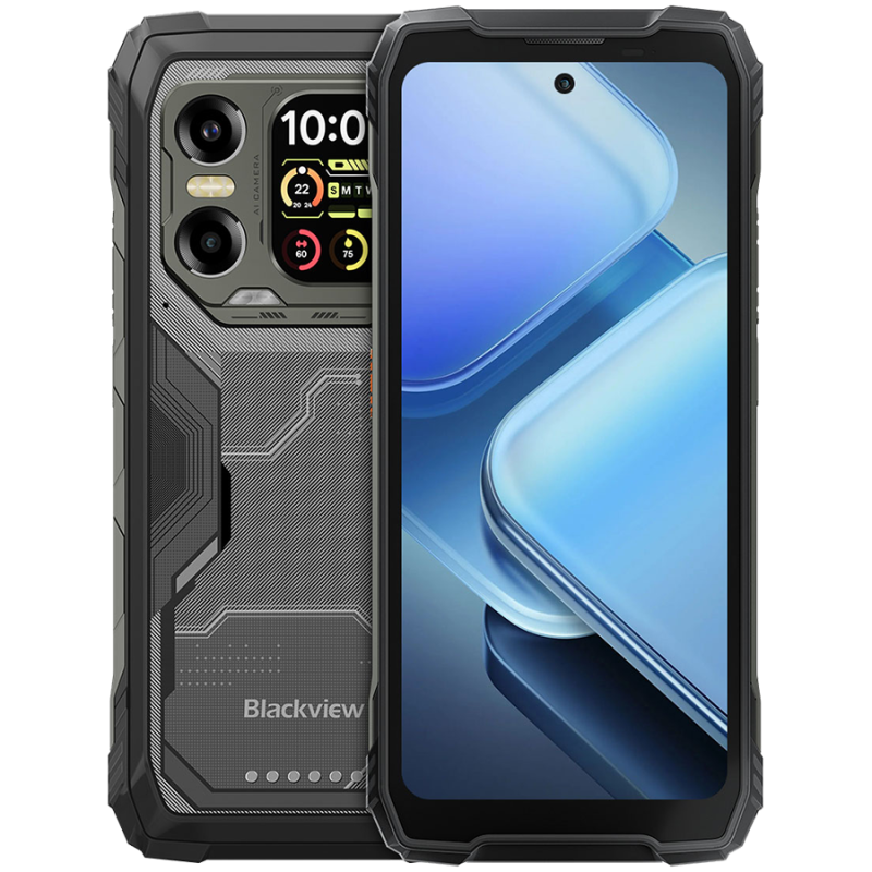 Blackview XPLORE 1X Rugged Phone 5G 6.78 inch FHD 2460x1080 120Hz + 2.01 inch 296x240 12/256Gb MT 7050 Octa-Core 2.4GHz 50MP Front 108+20MP  NFC 10000mAh  