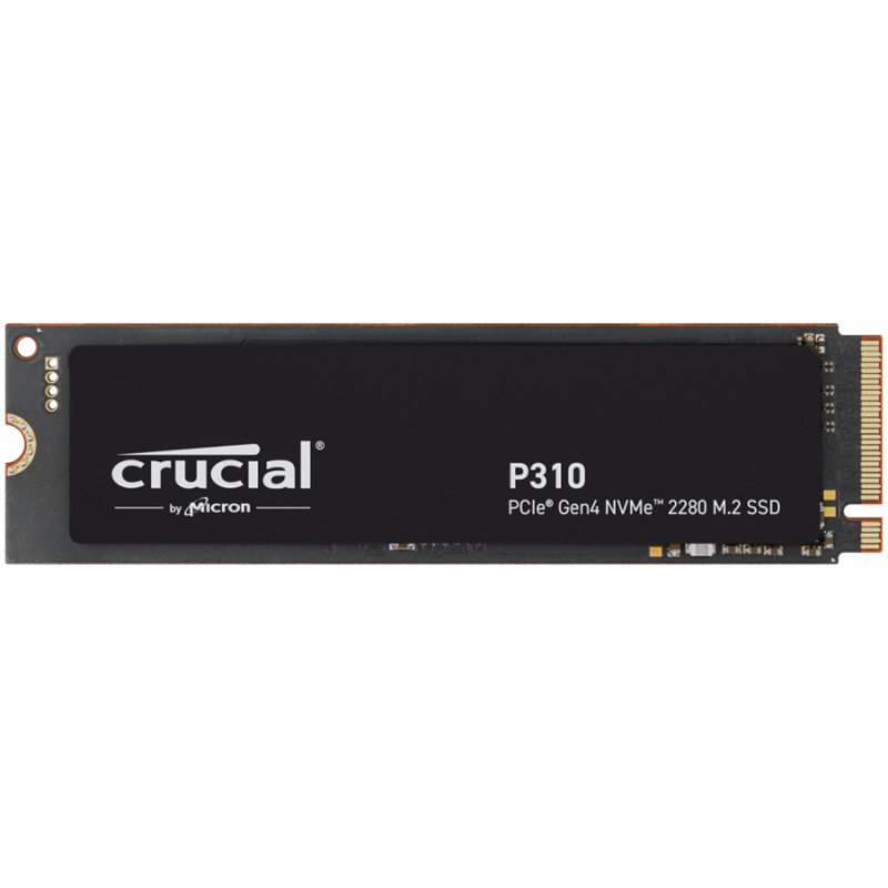 Crucial P310 2TB PCIe Gen4 2280 NVMe M.2 SSD with heatsink 