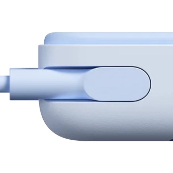 Acumulator extern magnetic cu suport incorporat Xiaomi BHR08PCGL, 33 W (USB-C), 10000 mAh, Cablu USB-C integrat, Incarcare Wireless 15 W (Albastru) 