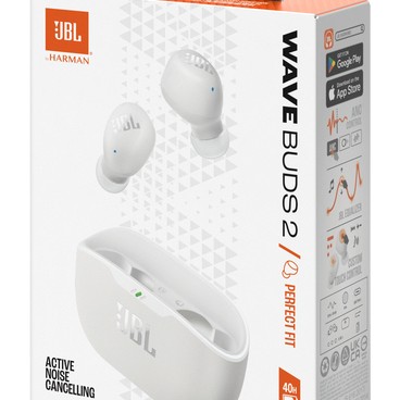 Wave Buds 2, 10 ore,  Bluetooth 5.3, Alb 