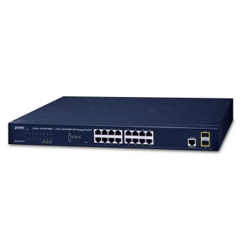 NET SWITCH 16PORT 1000M/GS-4210-16T2S PLANET 