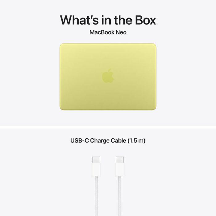 13 MacBook Neo 13 with Liquid Retina, Apple A18 Pro chip (6-core CPU), 8GB, 256GB SSD, Apple A18 Pro 5-core GPU, macOS, Citrus, INT keyboard, 2026 