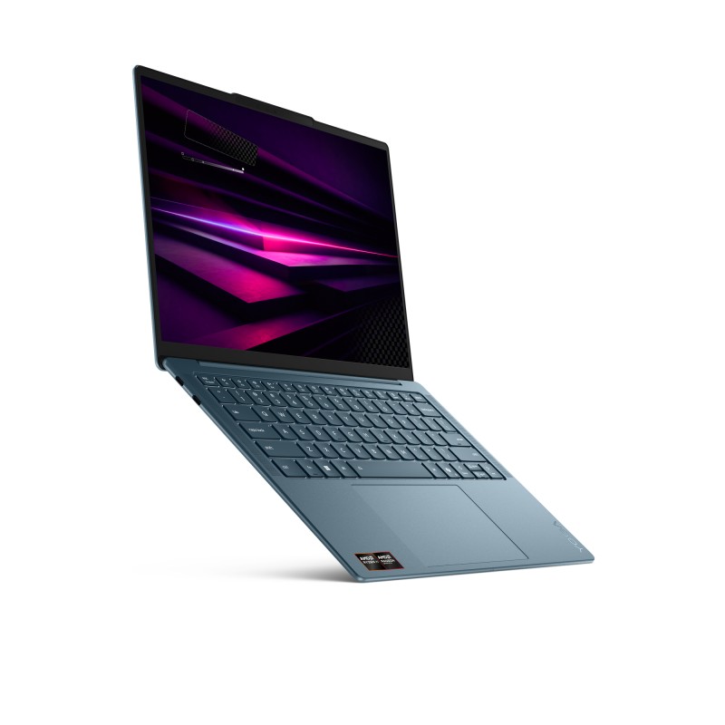 14 Yoga Slim 7 14AGP11, WUXGA OLED, Procesor AMD RyzenTM AI 7 445, 16GB LPDDR5X, 1TB SSD, AMD Radeon 840M, Win 11 Home, Tidal Teal, 3Yr Onsite Premium Care 