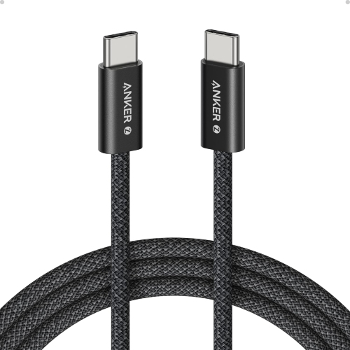 Cablu alimentare si date Anker, USB Type-C (T) la USB Type-C (T), 1.8m, 240W, braided, negru, 