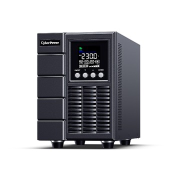 UPS CYBER POWER Online dubla conversie cu sin. pura, cu management, Tower, LCD, 2000VA/1800W, 2x Schuko, 2x IEC, baterie 4x 12V/9Ah, incarcare pana la 4h, USB, RS232, slot SNMP, APFC, LCD col, EPO, tehn. GreenP, 